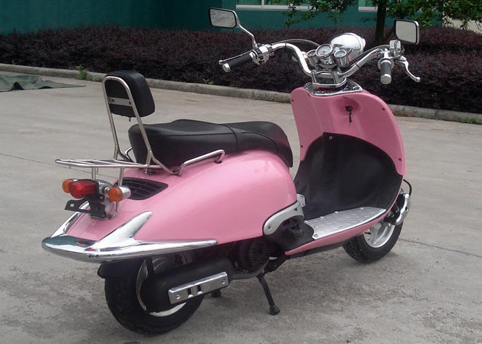 ピンク色の大人50ccモトクロスは女性のための2台の座席小型通りのバイクを自転車に乗ります