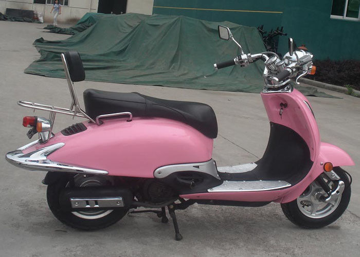 ピンク色の大人50ccモトクロスは女性のための2台の座席小型通りのバイクを自転車に乗ります