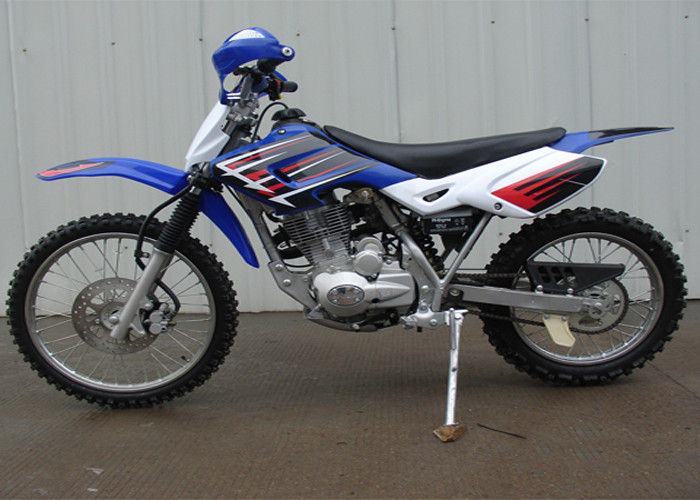 青い通りの冷却される法的土のバイクのオートバイ200cc 1シリンダー4打撃の空気