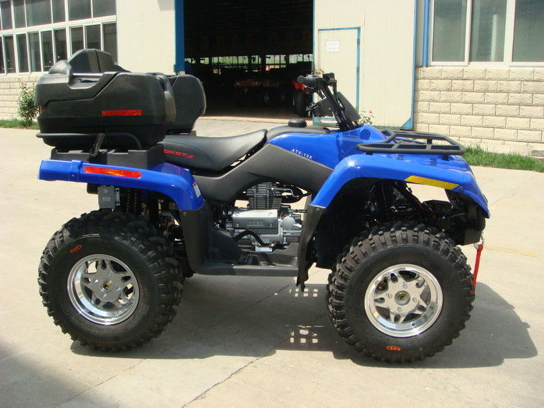 400cc ATVのクォードのバイク4 * 4F/Rの独立した懸濁液の鉄/アルミニウム縁の電気転位