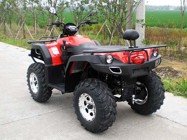 単一シリンダー四輪Atv 650cc 4 - 4弁を4つの荷車引き並んでなでて下さい