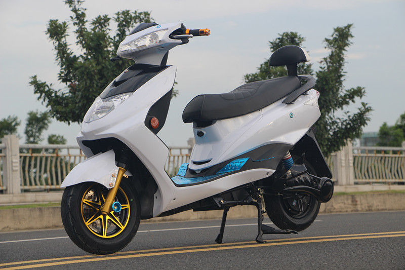 72V 20Ahの鉛-酸電池が付いている鋼鉄電気モペットのバイク1500WブラシレスDCモーター