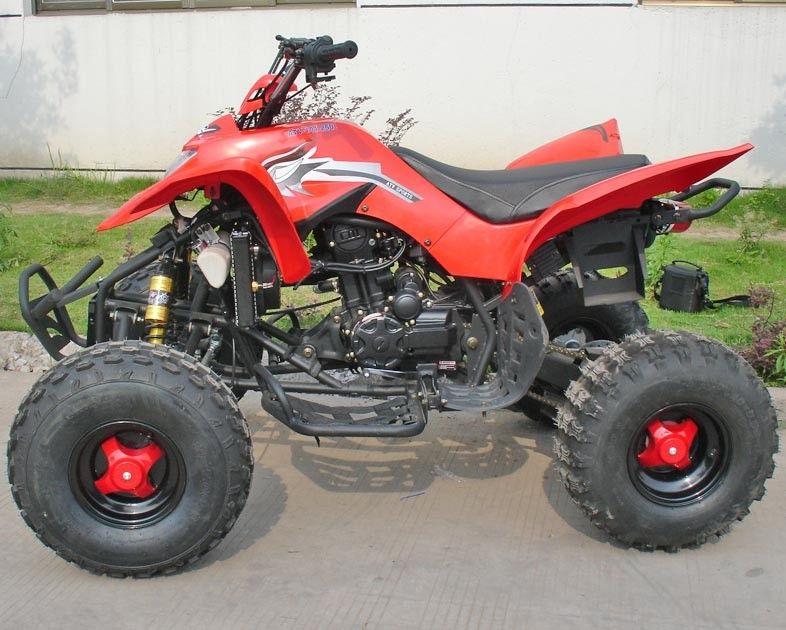 赤い250CC実用的な車ATV 8