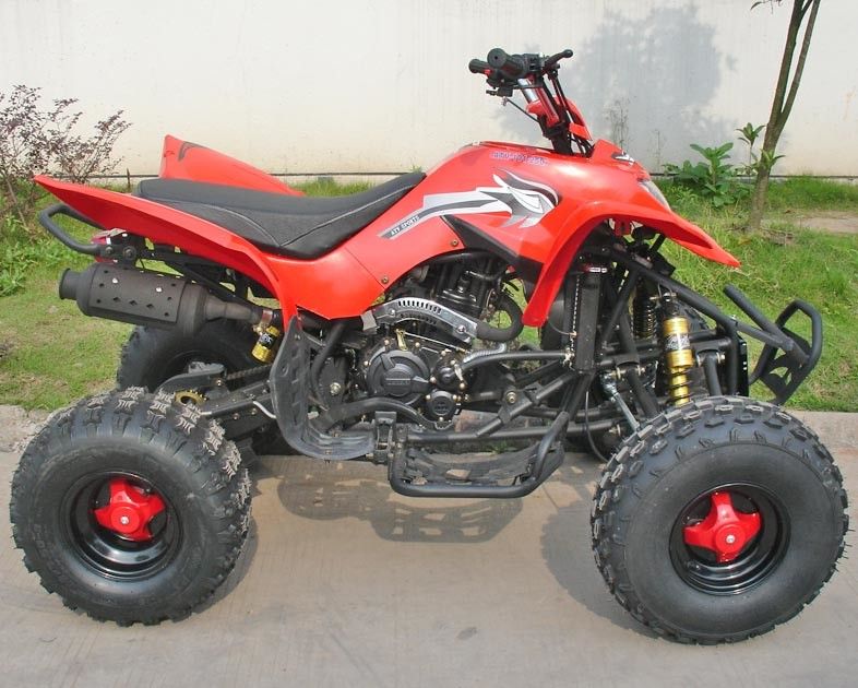 赤い250CC実用的な車ATV 8