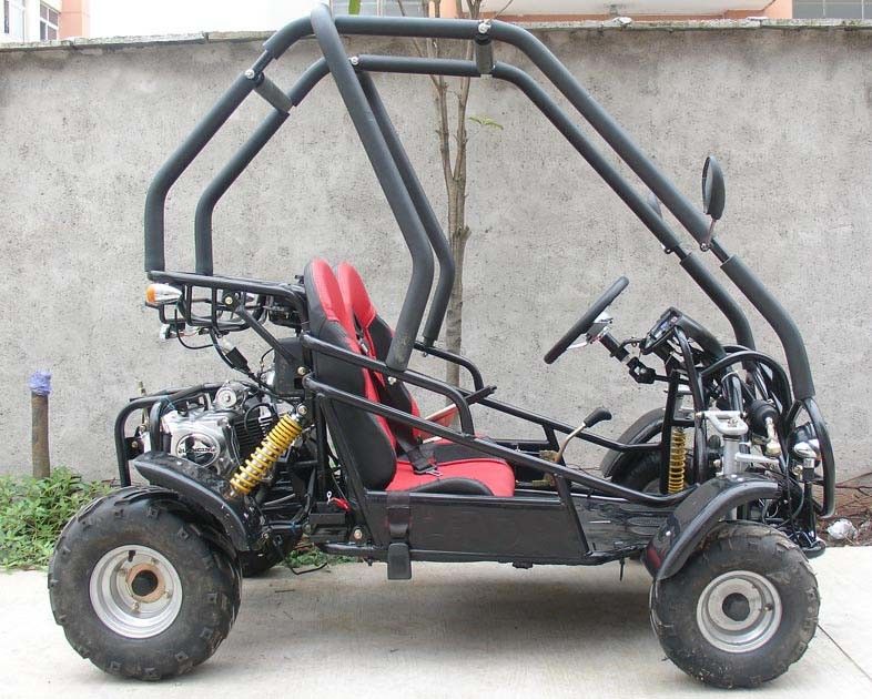 SAMLL 110ccは道を離れたおかしな/大人Kart行きます二重調節可能な座席とのKart行きます