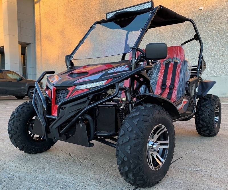 水冷電動スタートゴーカートバギー ディスクブレーキと4ストークシングルシリンダー