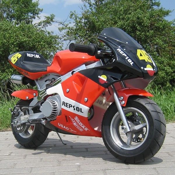 赤い小型ガスの土は50ccの電気開始の自動変速機が付いている小さい土のバイクを自転車に乗ります
