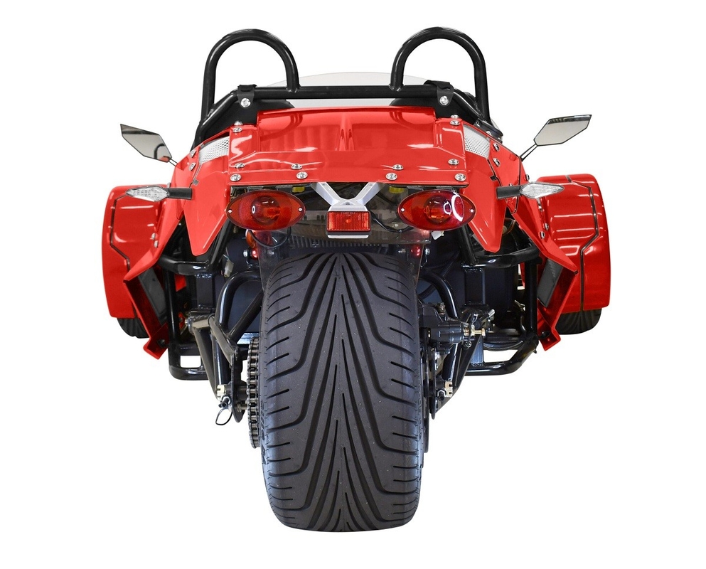トライホイールモーターサイクル E-Spider 72V トライク リチウム電池付き 3000w ミッドドライブモーター