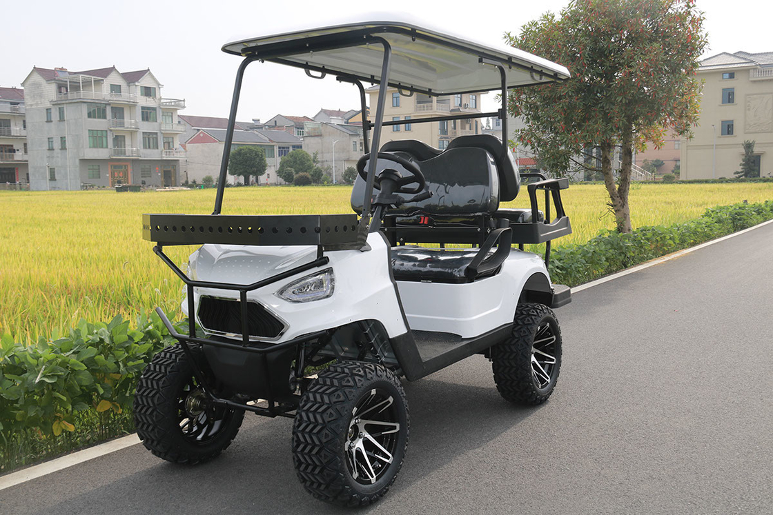 電気ゴルフカート 4人座とフロントラック 48V/4000W,150A リチウムバッテリー