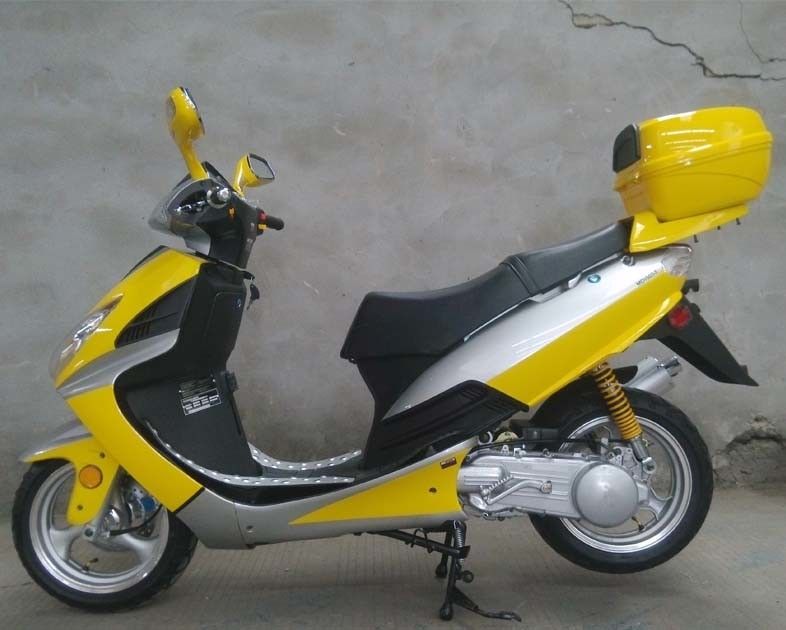 Eletric/キック スタート150CCは前部ディスク ブレーキが付いているシリンダー4打撃のスクータを選抜します