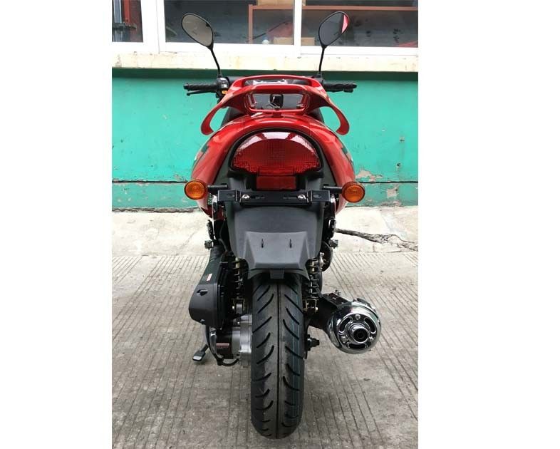 50cc CVTの強制風によって冷却される小型バイクのスクーターの前部ディスク後部ドラム・ブレーキ