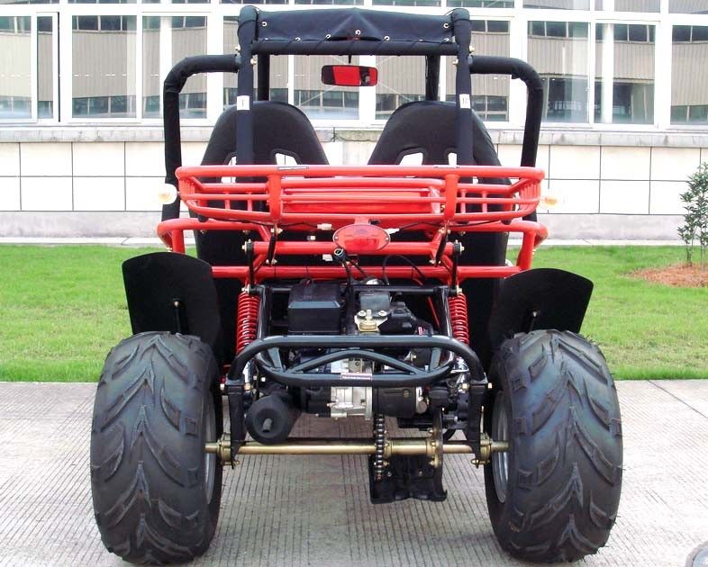 150ccは自動デューン バギーの電気二重Kartのおかしな後部衝撃の行きましたり/A -腕--を選抜します