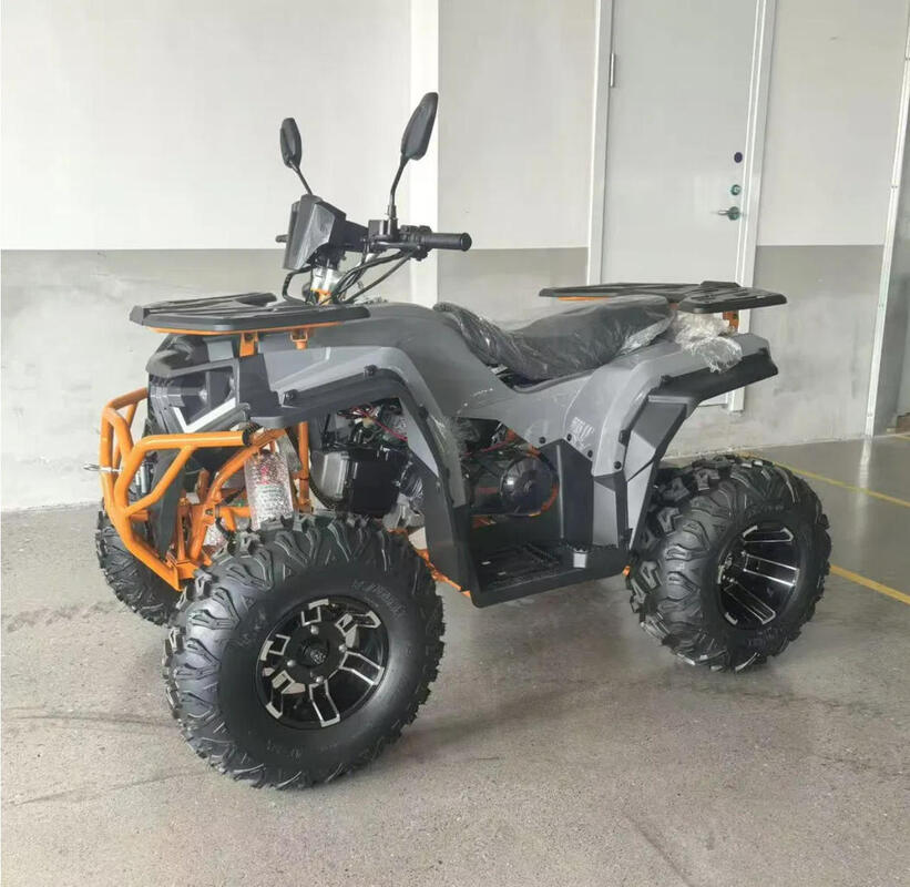 Heavy Duty Gy6 Gas ATV 200cc Displacement Chain Drive Two-Wheel Off-Road Quad Bike For Adults Equipped For Hunting Expeditions