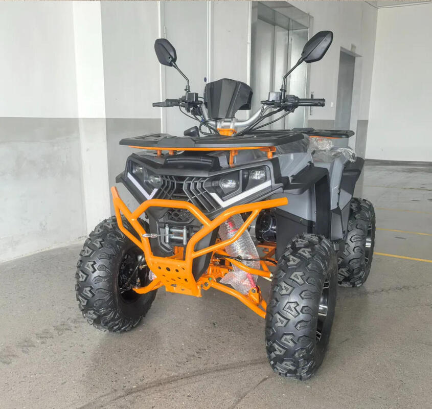 Heavy Duty Gy6 Gas ATV 200cc Displacement Chain Drive Two-Wheel Off-Road Quad Bike For Adults Equipped For Hunting Expeditions