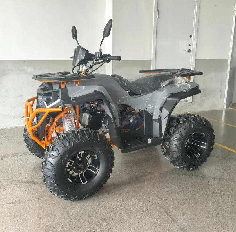 Heavy Duty Gy6 Gas ATV 200cc Displacement Chain Drive Two-Wheel Off-Road Quad Bike For Adults Equipped For Hunting Expeditions