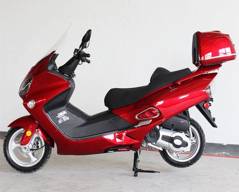 300cc 1シリンダー4打撃の大人のスクータの液体の涼しいベルトの前部ディスク/後部ディスク