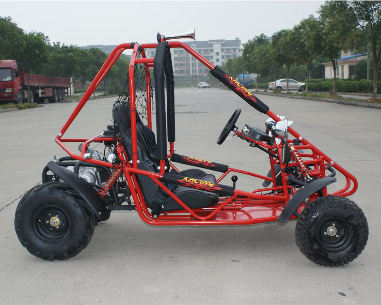 110cc空気によって冷却されるCDI Electircの開始の小選挙は電池Kartの皿ブレーキ12V 6.5AH行きます