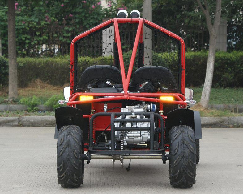 110cc空気によって冷却されるCDI Electircの開始の小選挙は電池Kartの皿ブレーキ12V 6.5AH行きます