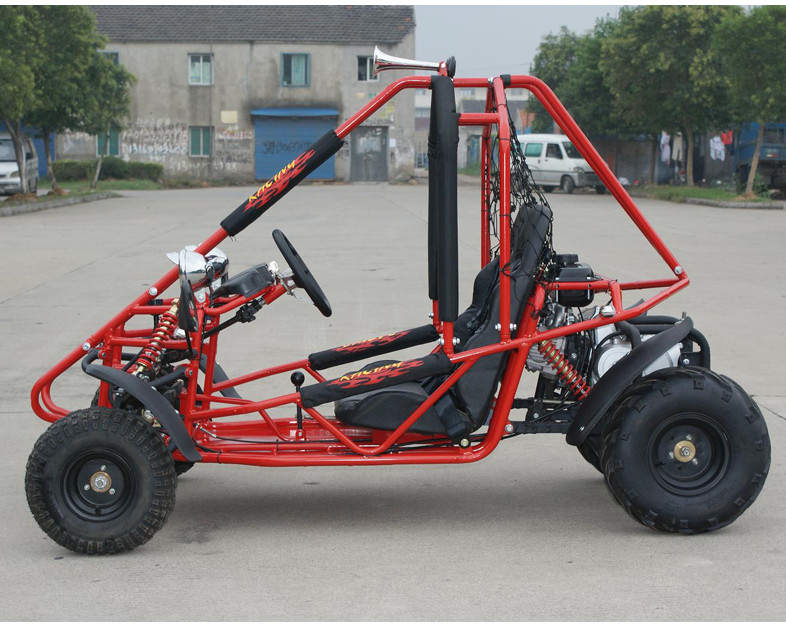 110cc空気によって冷却されるCDI Electircの開始の小選挙は電池Kartの皿ブレーキ12V 6.5AH行きます