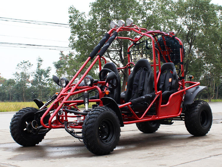 道容量を離れた単一シリンダー横のタイプ大人はKart 4 Seater 10Lの燃料行きます