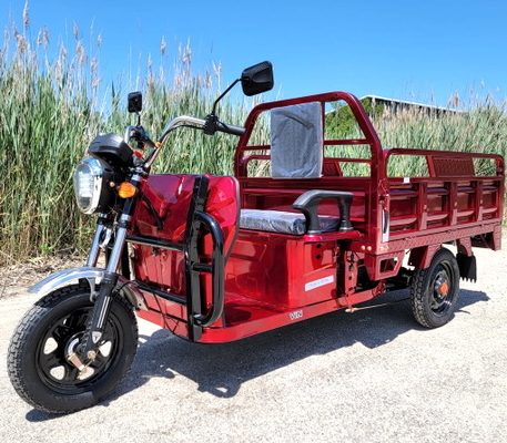 電力の貨物トラック1000ワットによってモーターを備えられるモペット3の車輪の自転車のスクーター